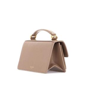 여성 mini venice leather palmellata handbag Beige