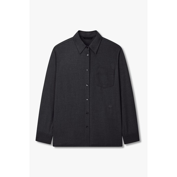 울 블렌드 스트레치 셔츠 7115460X02169