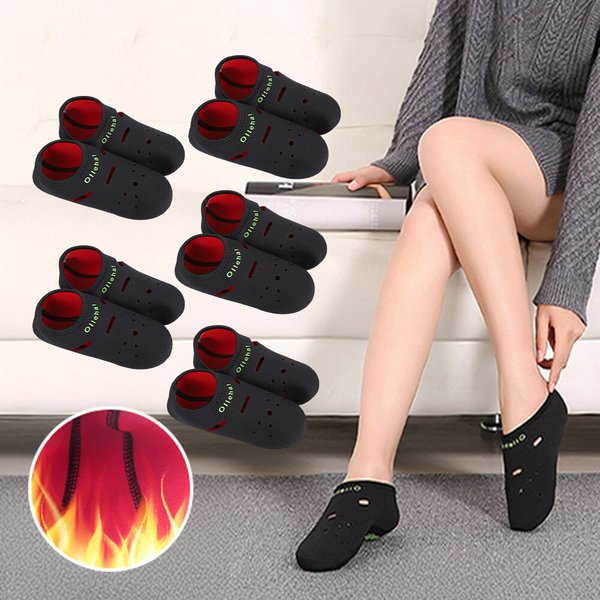 겨울보습 리버서블 온열 보온덧신 5켤레세트