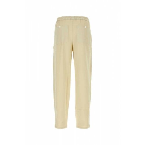 남성 PANTALONI TROPICALPANTS ECRU /2