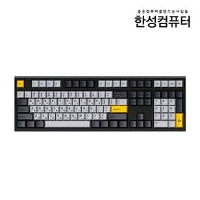 한성컴퓨터 GK707SE OfficeMaster 기계식 스페이스 블랙 (저소음 갈축)