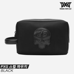 [카네정품]2023 PXG 스컬(SKULL) 파우치[블랙][남여공용]