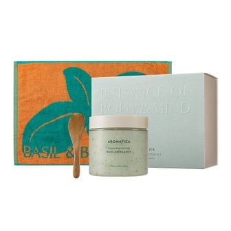 아로마티카 [GIFT] 바디 스크럽 250g 기획 세트 + 타올&우든 스패츌러 증정 (2종 중 택1)