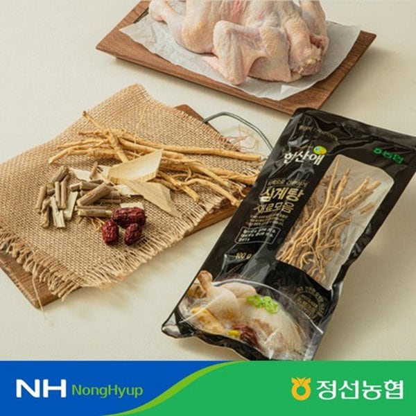 오일장 약선재료 삼계탕 재료모음 100gx3봉