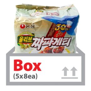 한폭의 맛 올리브짜파게티 140g 5입 8ea(박스) (WC84B42)