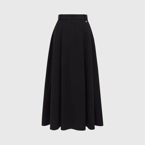 안나 울 플리츠 스커트_블랙 / ANNA WOOL PLEATS SKIRT_BLACK