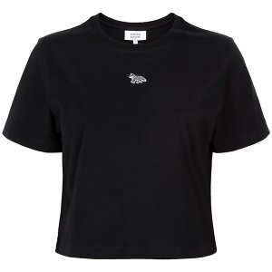 메종키츠네 [부산점] 25SS 블랙 베이비 폭스 티셔츠 MW00105KJ0008 P199
