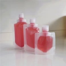 휴대용 소분 파우치 대형 100ml 10개 세트