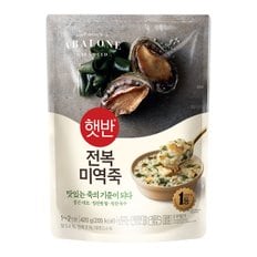 CJ 햇반 소프트밀 전복 미역죽 420g