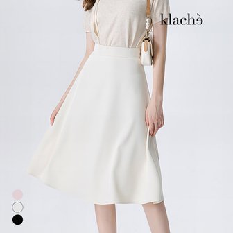 KLACHE 클라셰 베이직플레어미디스커트_B4M0201