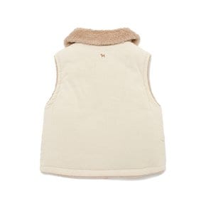 [여주점] [오프라벨 여주점] 블루독베이비 (CR) 도기 코듀로이 퍼 양면 베스트(44C14-225-01)