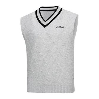 타이틀리스트 나시 CQK TKPMK3303-03 CABLE SWEATER VEST