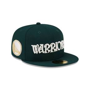 [해외] 1046803 뉴에라 모자 NBA Just Caps Dark Green Wool 골든스테이트 워리어스 59FIFTY Fit