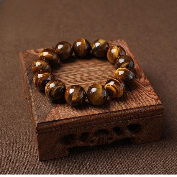 고품질 TC 타이거 아이스톤 브레이슬릿 불교 팔찌 16mm JCN0195 패션염주 (WFJ8DEC)