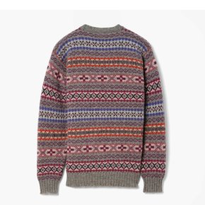 [JAMIESON’S]자미에슨스 올오버 이스레 스웨터/ALL OVER FAIR ISLE SWEATER GRAY/JAF2M50001A13