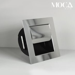 매립형 휴지걸이 굵은 사각 니켈 크롬