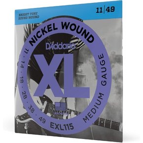 다다리오 일렉기타줄 EXL115 미디움 Medium (011-049) 일렉스트링