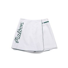 [말본 공식] 랩 스커트 룩 반바지 WHITE (WOMAN)
