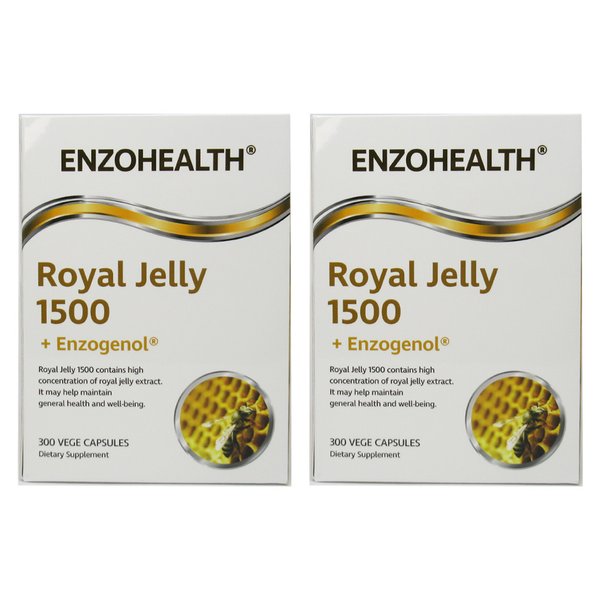 뉴질랜드 Enzo Health 엔조헬스 로얄 젤리 1500 엔조제놀 300정 2팩