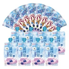 요거트 저당 월드콘x8+설레임x8