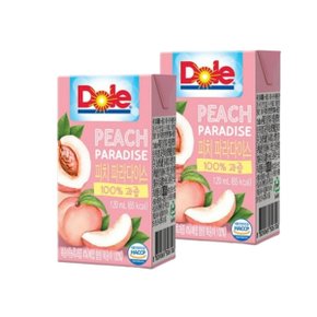 Dole 파라다이스 주스 피치 120ml x 64팩 무료배송