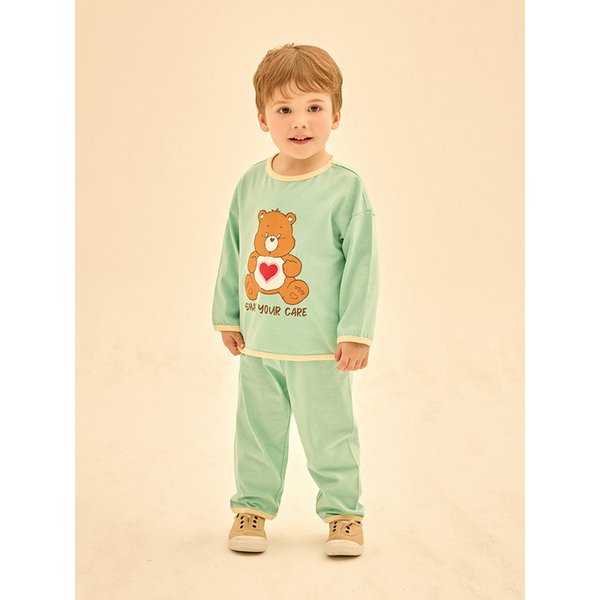 쉐어유어케어 배색 루즈핏 상하복