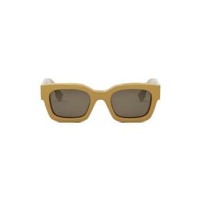 4377561 Fendi Signature 50mm Rectangular Sunglasses 73043322