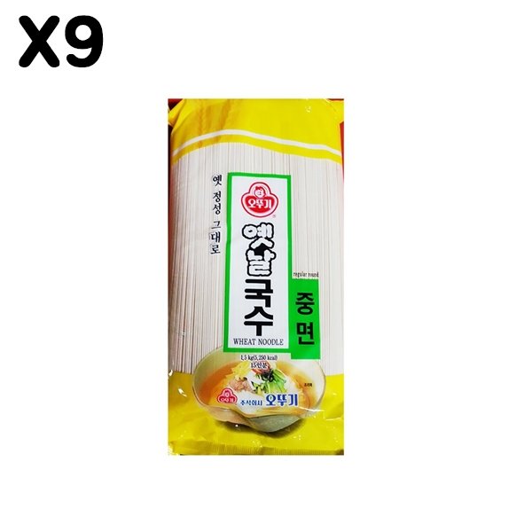 FK 생면 중면국수 오뚜기 1.5K X9