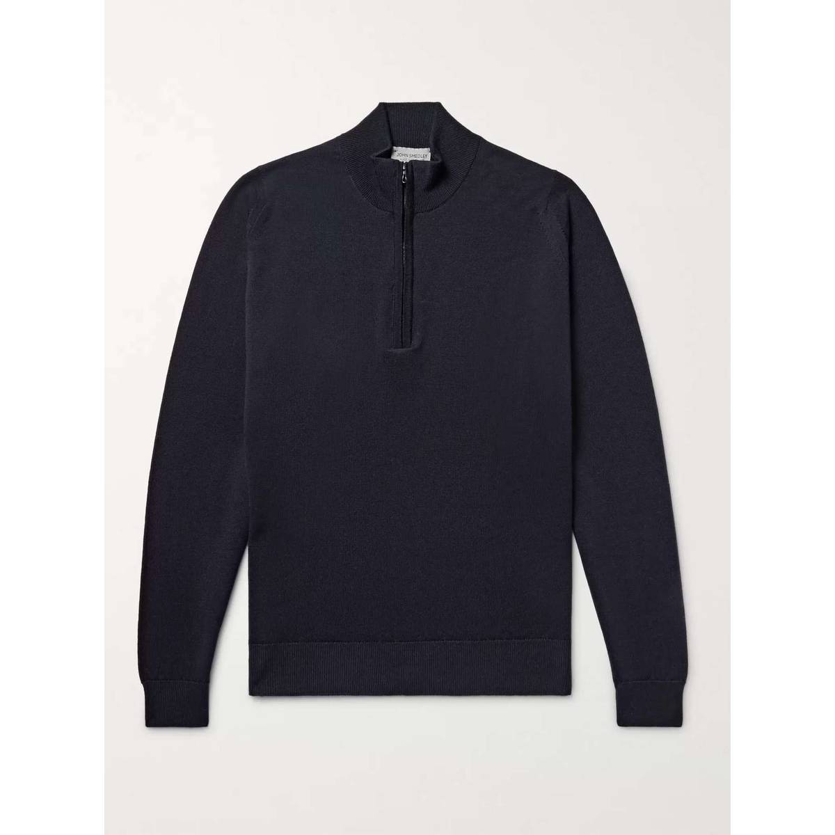 [해외배송] JOHN SMEDLEY TAPTON 슬림핏 메리노 울 하프지퍼 스웨터 TAPTON B0080066868