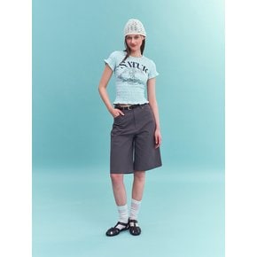 (W) 시트론 스모킹 반팔 티셔츠_스카이 블루