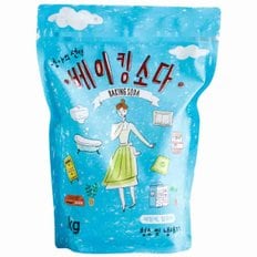 엄마의선택 2kg 베이킹소다 기름때제거 연마작용 냉장고탈취 피지성