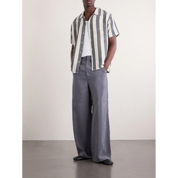 친탄 스트라이프 코튼 셔츠 46376663163099449