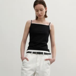 나인 ESSENTIAL SQUARE SLEEVELESS TEE_S T6821