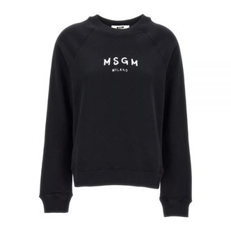 MSGM 엠에스지엠 브러쉬드 로고 맨투맨 (3541MDM116 237799 99)