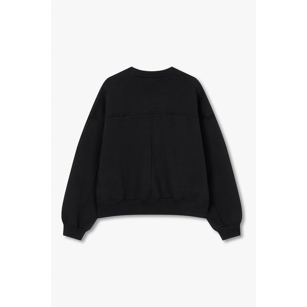 절개 라인 기모 맨투맨 티셔츠 9105422230099