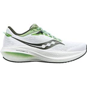 5032735 SAUCONY Mens Triumph 21 Running Shoes - D/medium Width In White/umbra