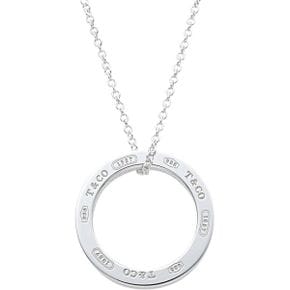 티파니 목걸이 티파니. Atlas 25049179 1837 Circle Pendant Sterling 실버 279386