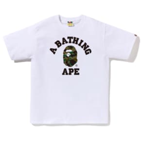 베이프 반팔티 1ST CAMO COLLEGE TEE 1K80-110-010