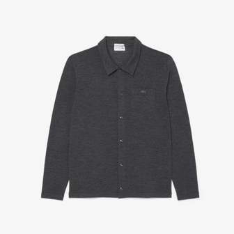 라코스테 [시흥점] 남성 썸머 메리노울 셔츠 가디건 AH1103-55G