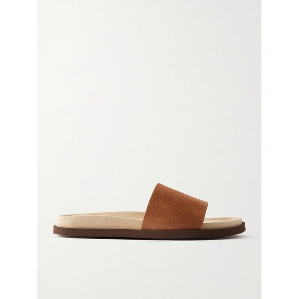 브루넬로쿠치넬리 스웨이드 슬라이드 46376663163009965