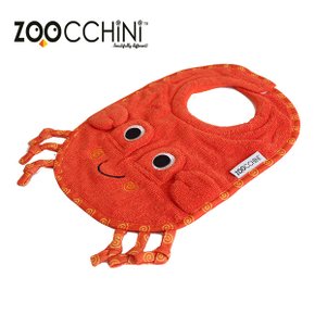 ZOOCCHINI 주치니 캐릭터 턱받이 Charlie the Crab