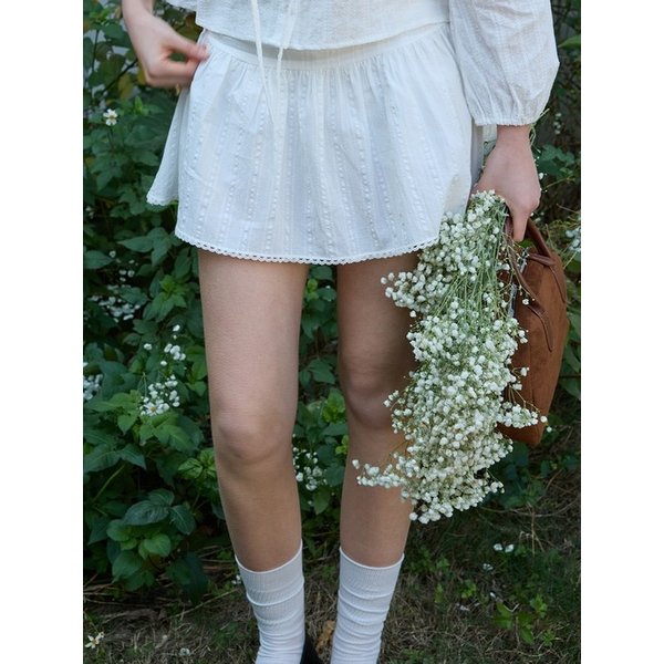 위시 레이스 미니 스커트 ( 2 colors )