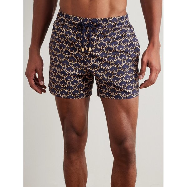 빌보콰 문라이즈 스트레이트 레그 미드 렝스 프린트 스윔 쇼츠 46376663162874801