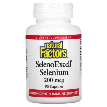  미국직구 Natural Factors 내추럴팩터스 SelenoExcell 셀레노엑셀 셀레늄 200mcg 90캡슐