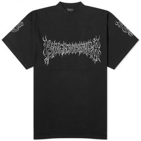 Darkwave 티셔츠 - 블랙  화이트 739028-TPVN5-1070