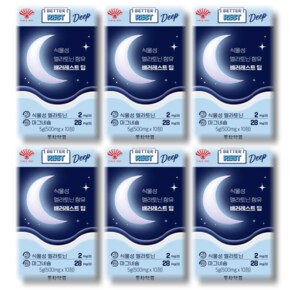 식물성멜라토닌함유 배러레스트 딥 10정 6박스