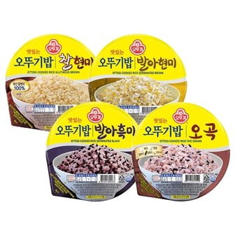 오뚜기 오뚜기밥 발아현미 210g x 12개입/발아흑미/오곡/찰현미