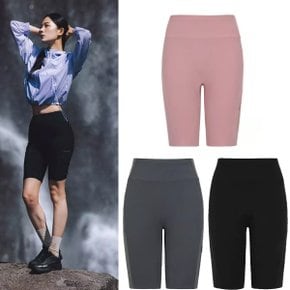 [24S/S] 디스커버리 DWLG96043 플렉스 우븐 아웃도어 하이브리드 5부 레깅스 러닝 등산 요가