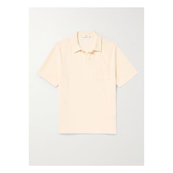 미스터 피  테리 코튼 폴로 셔츠 뉴트럴 1647597331955611