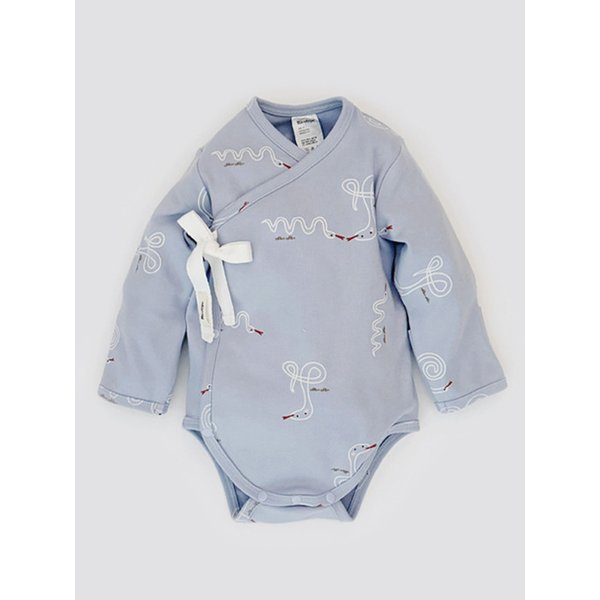 위글웨글 끈달이 배냇슈트 - Wiggle waggle string wrap suit